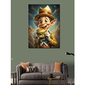 Kanvas Tablo Hamburger Seven Cin 70x100 cm