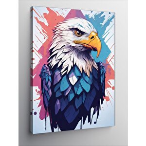 Kanvas Tablo Asil Kara Kartal 70x100 cm