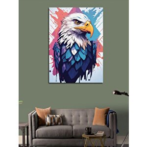 Kanvas Tablo Asil Kara Kartal 70x100 cm