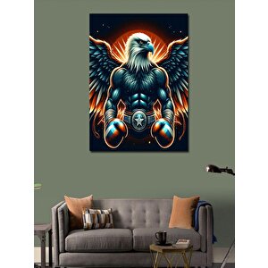 Kanvas Tablo Kanatlı Boksör Kartal 50x70 cm