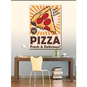 Kanvas Tablo Pizza Temalı 50x70 cm