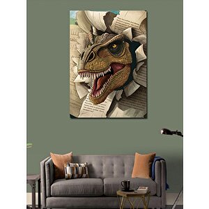 Kanvas Tablo Dinozor 70x100 cm
