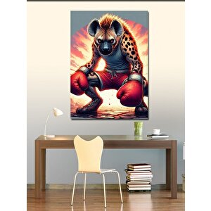 Kanvas Tablo Boksör Sırtlan 100x140 cm