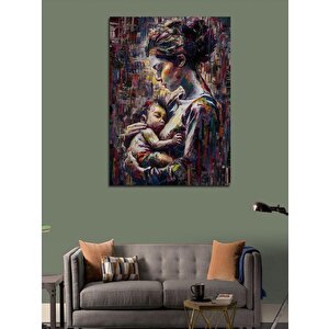 Kanvas Tablo Anne Ve Bebek 50x70 cm