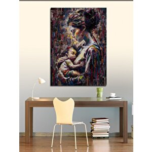 Kanvas Tablo Anne Ve Bebek 50x70 cm