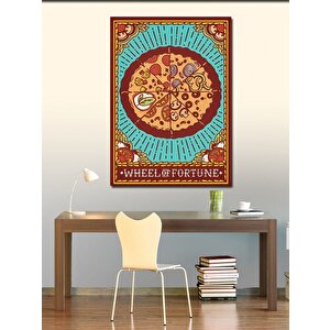 Kanvas Tablo Pizza Temalı 100x140 cm