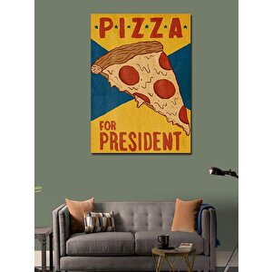 Kanvas Tablo Pizza Temalı 50x70 cm