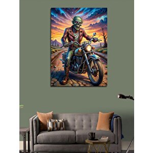 Kanvas Tablo Walking Dead Motorcu 70x100 cm