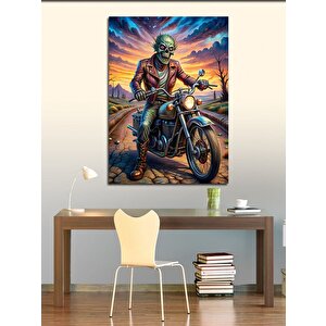 Kanvas Tablo Walking Dead Motorcu 70x100 cm