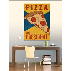 Kanvas Tablo Pizza Temalı 70x100 cm