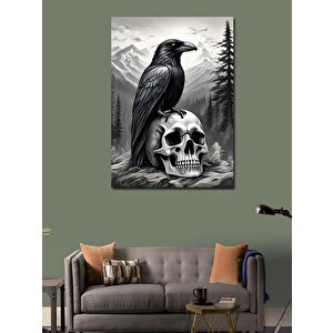 Kanvas Tablo Karga Ve Kuru Kafa 50x70 cm