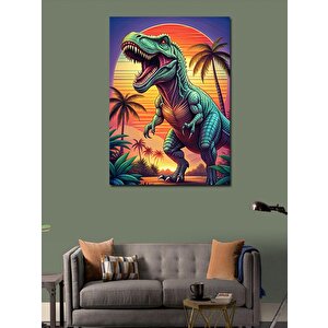 Kanvas Tablo Dinazor 100x140 cm