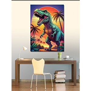 Kanvas Tablo Dinazor 100x140 cm