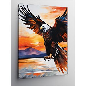 Kanvas Tablo Uçan Kartal 70x100 cm