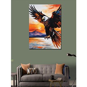 Kanvas Tablo Uçan Kartal 70x100 cm