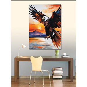 Kanvas Tablo Uçan Kartal 70x100 cm