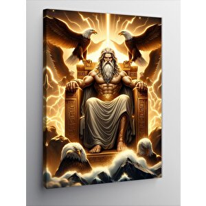 Kanvas Tablo Zeus Ve Kartallar 50x70 cm