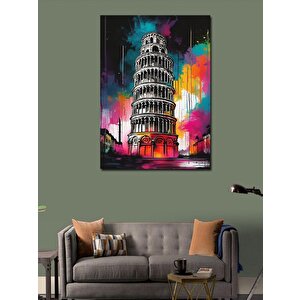 Kanvas Tablo İtalya Pizza Kulesi 70x100 cm