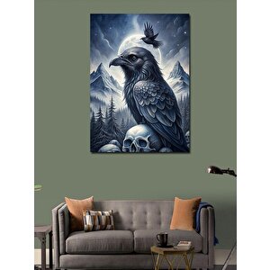 Kanvas Tablo Kuru Kafa Ve Karga 100x140 cm