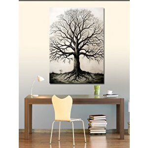 Kanvas Tablo Kuru Ağaç 50x70 cm