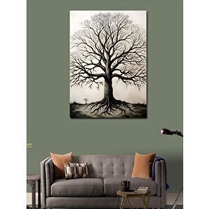 Kanvas Tablo Kuru Ağaç 100x140 cm