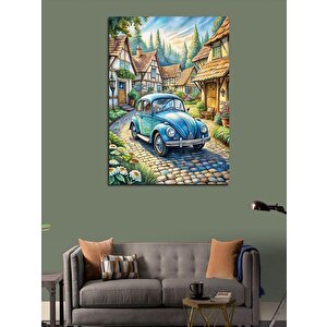 Kanvas Tablo Volkswagen Ve Şehir 50x70 cm