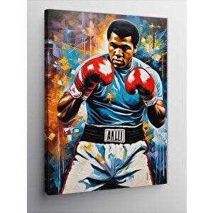 Kanvas Tablo Muhammad Ali Boksör 50x70 cm