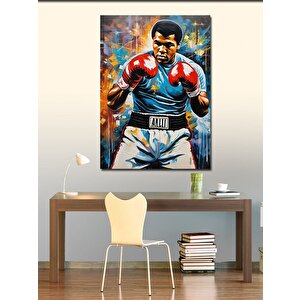 Kanvas Tablo Muhammad Ali Boksör 50x70 cm
