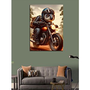 Kanvas Tablo Koala Yollarda Motorla 50x70 cm