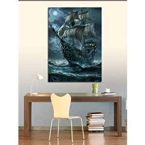 Kanvas Tablo Korsan Gemisi 50x70 cm