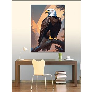 Kanvas Tablo Daldaki Kartal 100x140 cm