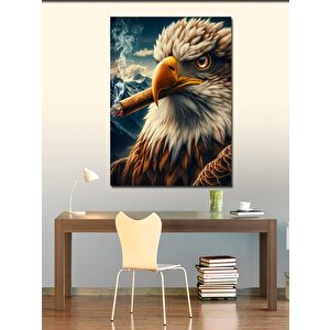 Kanvas Tablo Puro İçen Kartal 100x140 cm