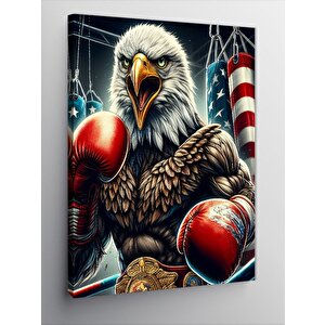 Kanvas Tablo Amerikalı Boksör Kartal 70x100 cm