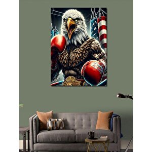 Kanvas Tablo Amerikalı Boksör Kartal 70x100 cm