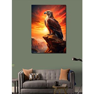 Kanvas Tablo Gün Batımında Kartal 50x70 cm