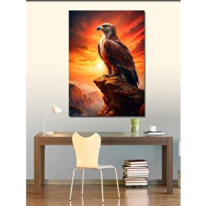 Kanvas Tablo Gün Batımında Kartal 50x70 cm