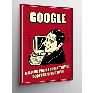 Kanvas Tablo 96'da Kurulan  Doktor Google