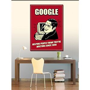 Kanvas Tablo 96'da Kurulan  Doktor Google