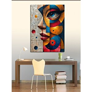 Kanvas Tablo Soyut Kadın Sureti 100x140 cm