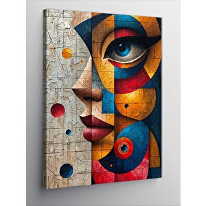 Kanvas Tablo Soyut Kadın Sureti 70x100 cm