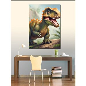 Kanvas Tablo Vahşi Dinazor 50x70 cm