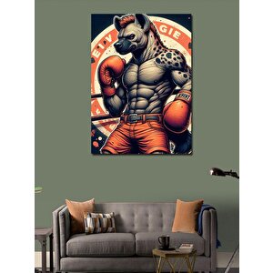 Kanvas Tablo Sırtlan Boksör 100x140 cm