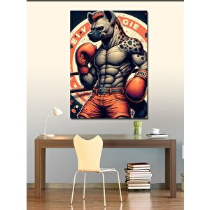 Kanvas Tablo Sırtlan Boksör 100x140 cm