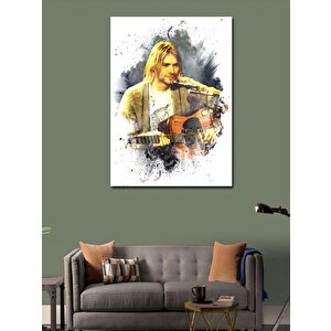 Kanvas Tablo Kurt Cobain 70x100 cm