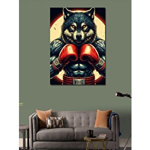 Kanvas Tablo Boksör Kurt 70x100 cm