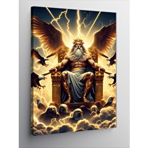 Kanvas Tablo Kartallar Ve Zeus 50x70 cm