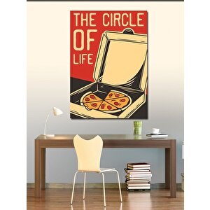Kanvas Tablo Pizza Ve Yaşam 100x140 cm