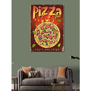 Kanvas Tablo Sıcak Pizza 50x70 cm