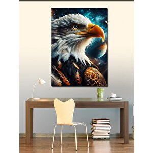 Kanvas Tablo Ay Ve Kartal 50x70 cm