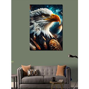 Kanvas Tablo Ay Ve Kartal 70x100 cm
